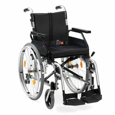 DRIVE DEVILBISS ALUMINUM TRANSIT WHEELCHAIR XS2 (Seat with 20 inch)