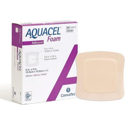 AQUACEL Adhesive Foam Dressing 12.5 cm x 12.5cm