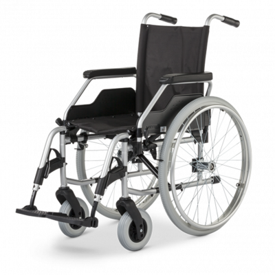 Meyra Budget 9.050 Manual Folding Wheelchair – 46cm & 48cm Seat Width, 130kg Capacity