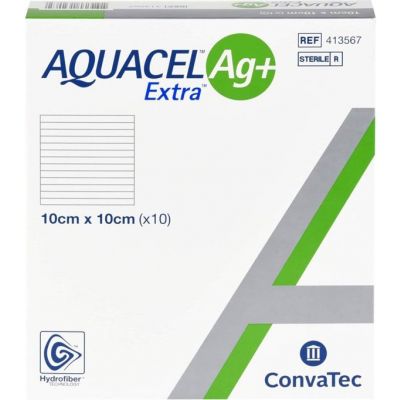 AQUACEL Ag+ Extra 10cm x 10cm