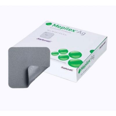 Mepilex Ag 10x10cm, Pack of 5