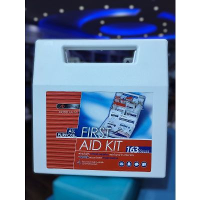 First Aid Box All Purpose First Aid Kit 163 pieces