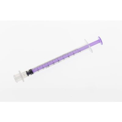 ENFit Syringes 1ml Low Dose Syringe, 100'S/BOX