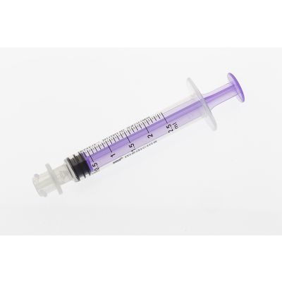 ENFit Syringes 2.5ml Low Dose Syringe, 100'S/BOX