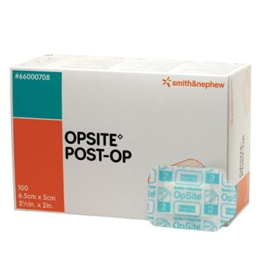 Wound Dressing Opsite Post-Op Dressings, 6.5cm x 5cm, 100\'s