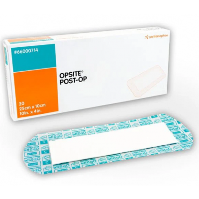 Wound Dressing Opsite Post-Op Dressings, 25cm x 10cm