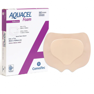 AQUACEL Adhesive Foam Dressing  (Sacral) 20 Cm x 16.9 Cm